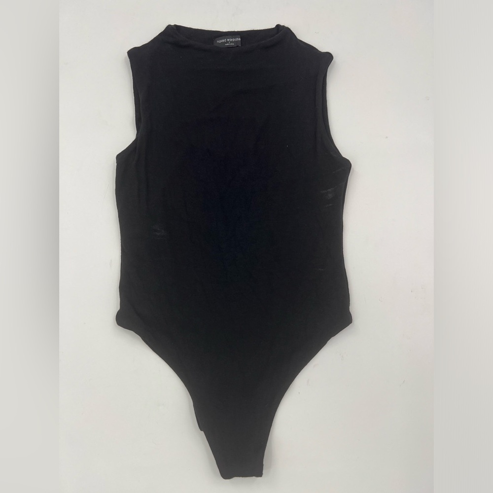 Naked Wardrobe Legacy Collection double lined Bodysuit- Size Medium